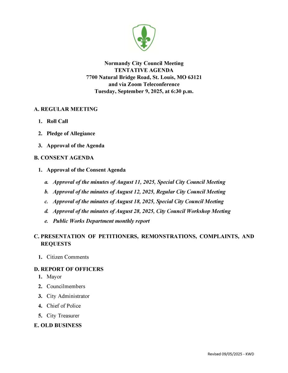 09092025 agenda 1