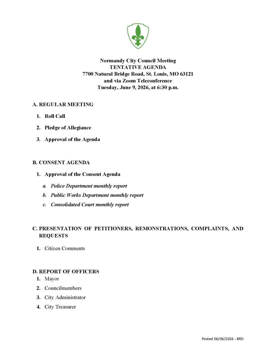 agenda