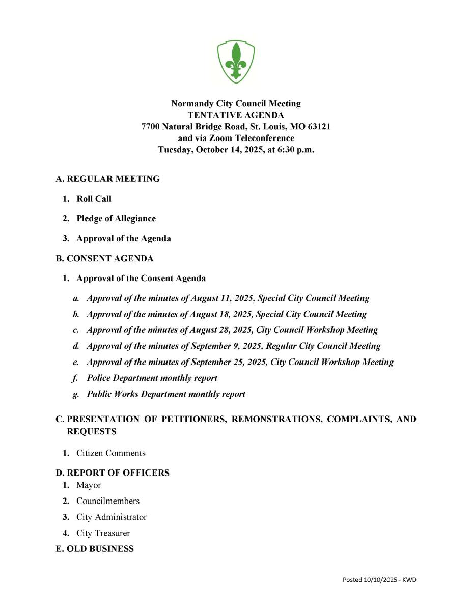 10142025 agenda 1